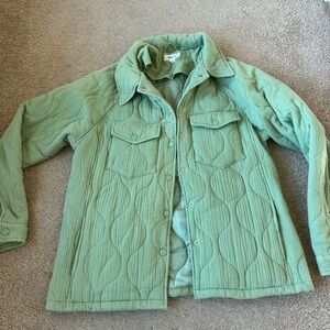 O'Neill Light Green Quilted Jacket